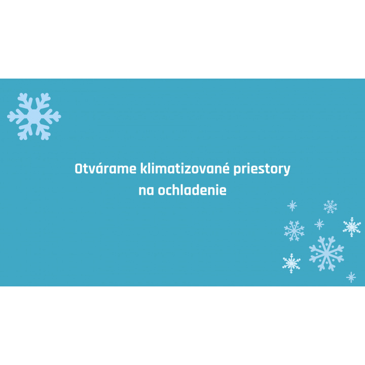 Menšia fotka pre článok Otvárame klimatizované priestory na ochladenie