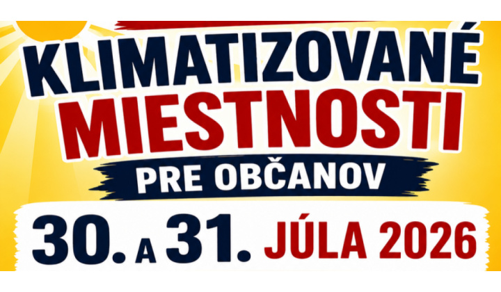 Fotka pre článok Otvárame klimatizované priestory na ochladenie