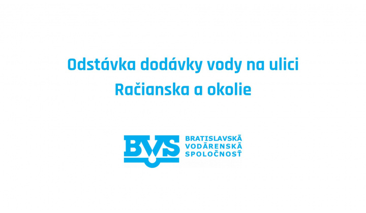 Fotka pre článok Výpadok dodávky vody na Račianskej ulici